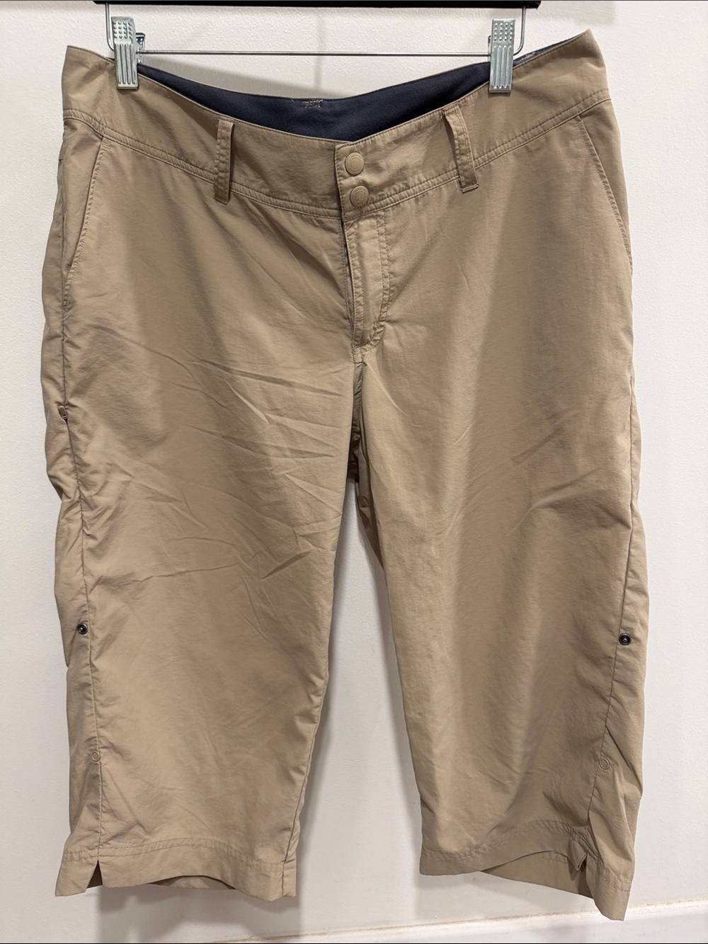 Exofficio Women's Khaki Roll-Tab Capris
